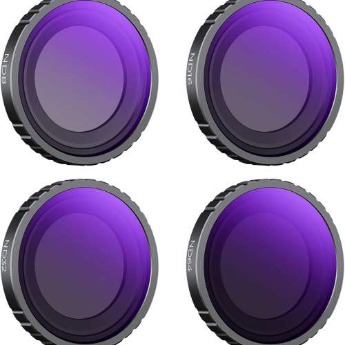 K&F Concept 4 Pack ND8 + ND16 + ND32 + ND64 Filter Set For Insta360 GO 3S
