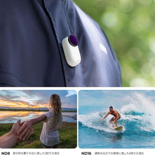 K&F Concept 4 Pack ND8 + ND16 + ND32 + ND64 Filter Set For Insta360 GO 3S