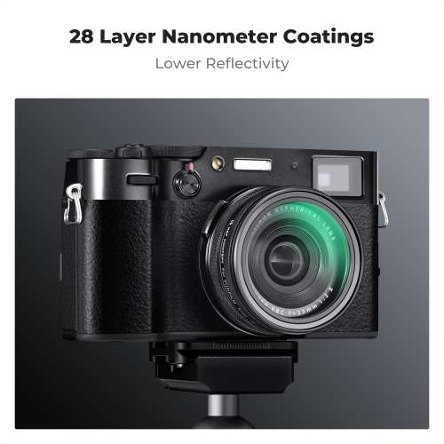 K&F Concept MC UV Filter  For FUJIFILM X100 Series Cameras (Black Frame) 保護濾...