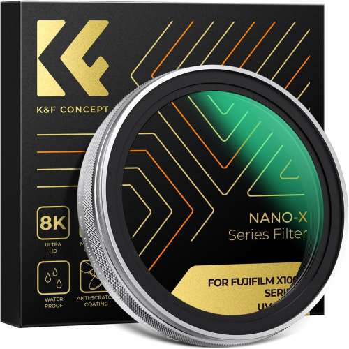 K&F Concept MC UV Filter For FUJIFILM X100 Series Cameras (Silver Frame) 保護濾...