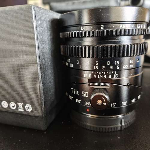 TTArtisan 50mm F1.4 Tilt lens移軸鏡頭 Sony用99.9%新淨