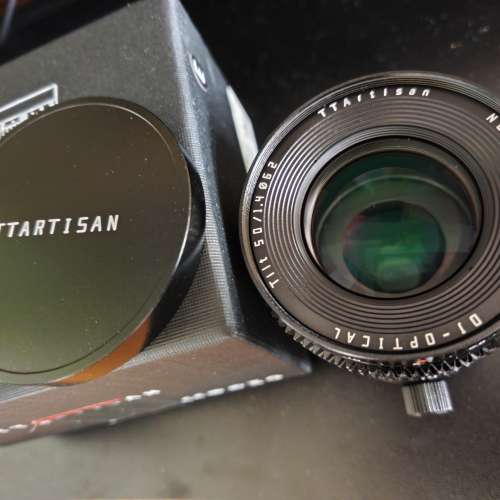 TTArtisan 50mm F1.4 Tilt lens移軸鏡頭 Sony用99.9%新淨