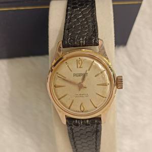 🫶⌚本小店 [不議價] 🌟no bargain 😎Vintage  Swiss Made「 PIRPOAT」😍17JEWELES...