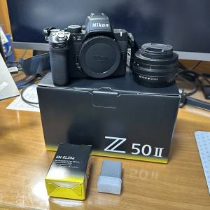 Nikon Z50II with DX 16-50 kit + 2原廠電池