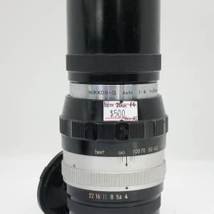 98% New Nikon 20cm F4 手動鏡頭, 深水埗門市可購買