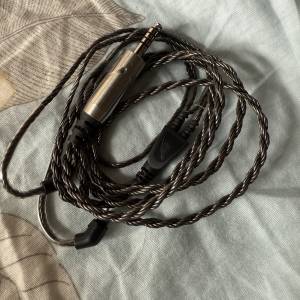 Moon audio silver dragon IEM cable V2 [2pin]