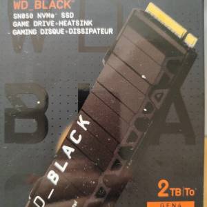 WD Black SN850 2TB NVMe SSD 連散熱片