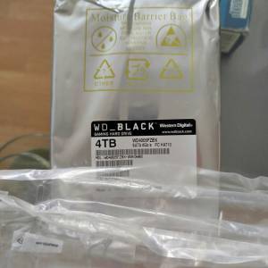 WD black 4TB 3.5吋電競硬碟(4005FZBX)