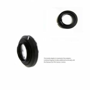 Double Adapter, Exakta And Canon EOS To Olympus Pen F Film Camera Mount 組合金...