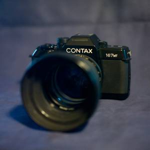 Contax 167mt & Contax Carl Zeiss Planar 85/1.4 aeg