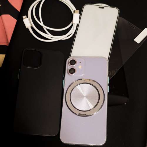 75%新 Apple iPhone 12 Mini 256GB 紫色 水貨機 12Mini 5.4“細機 兩鏡頭 Purple