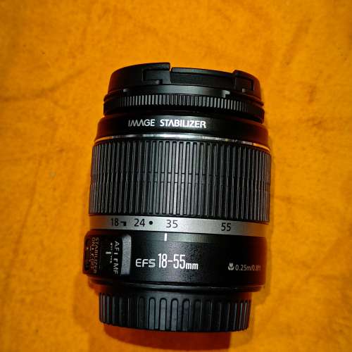 Canon EFS 18-55 mm f/3.5-5.6 IS 18mm 55mm 18 55