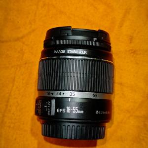 Canon EFS 18-55 mm f/3.5-5.6 IS 18mm 55mm 18 55