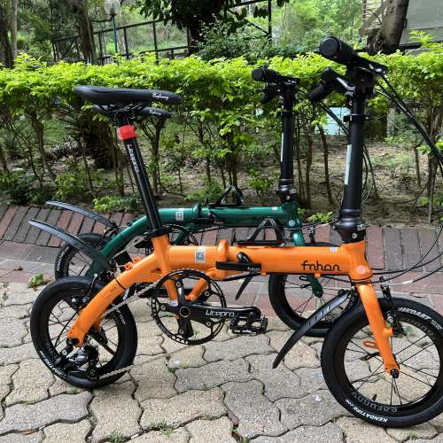 風行 1401 412 外3速 中空餅 鋁合金 折叠車 送水架前後蛙燈叮叮