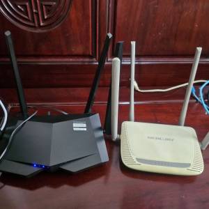 Tenda 加 MERCURY 電腦上網路由器兩個，請睇以下內容