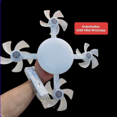 四旋翼風扇燈 (附遙控器) LED Light with fans + remote control unit. Power: 60w