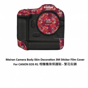Meiran 3M Sticker Film Cover For CANON EOS R1 相機機身保護貼 - 繁花似錦