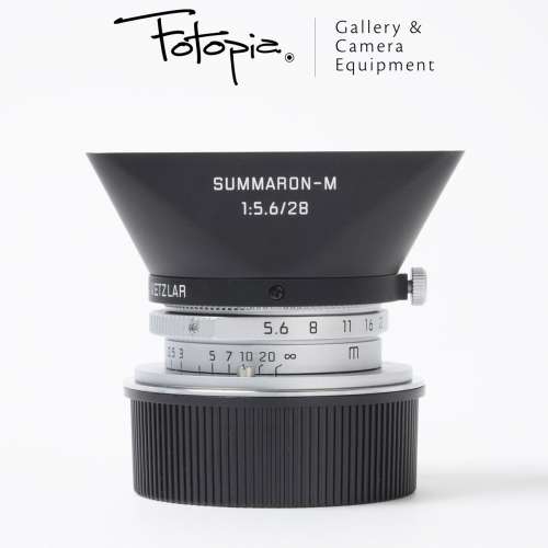 || Leica Summaron-M 28mm F5.6 - Silver / v2 / 11695, Like new with full box ||