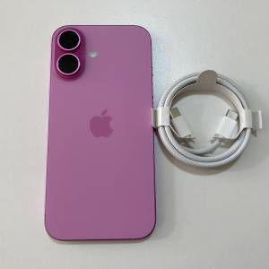 全新 iPhone 16 plus 256gb eSim+實體sim 粉紅色 無鎖 原裝無拆 英/澳/日/歐版 一...
