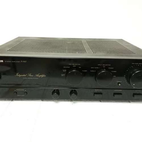 Pioneer A-447 220v. 可黑膠輸入 新淨度見圖元朗或元朗西鐵閘口交收！有短片！