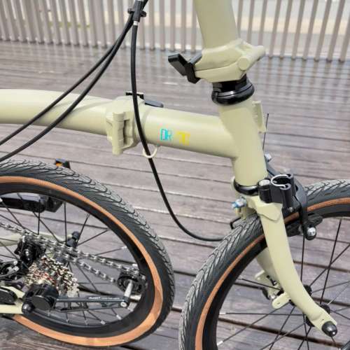 2025 新款 DAHON & RUHM 聯乘版 國布款 7速 C剎/碟剎鋁合金折叠車 送叮叮前𢓭蛙燈