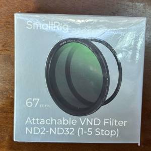 SmallRig斯莫格67mm磁吸同螺紋兩用可調ND減光鏡ND2-32（1-5檔）