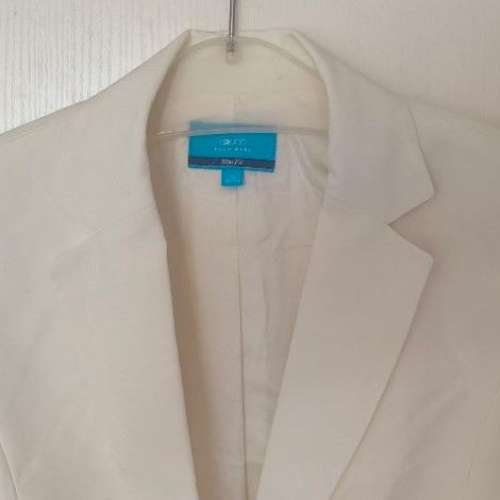 全新 G2000 Slim Fit 白色 外套 西裝褸 32碼