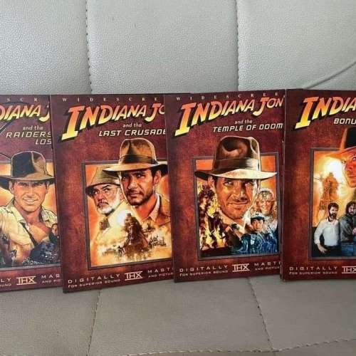 THE ADVENTURES OF INDIANA JONES電影系列 盒裝 ( 有中文字幕)