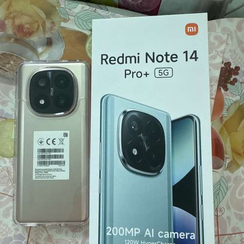 99.99999% 新 Redmi Note 14 Pro + 5G 沙漠金 128/512