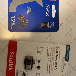 全新 Sandisk netac 128G $40 一張 多貨 不議