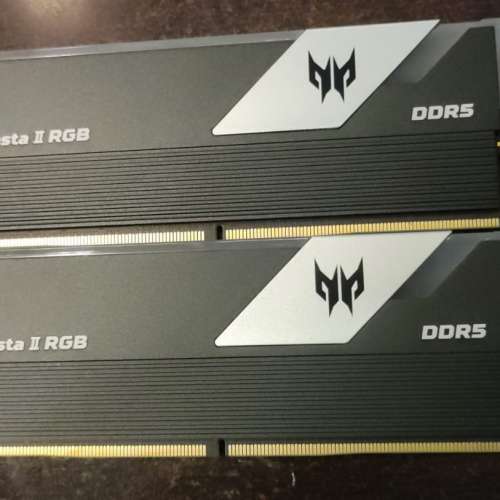 Acer Predator Vesta II RGB DDR5 6000 C30 Memory 32GB Kit (2x16GB)