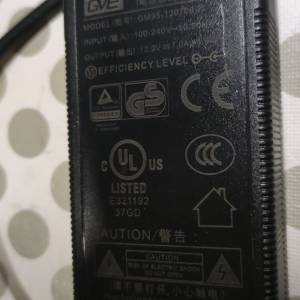 GVE冠宇达 12V7A 电源适配器GM95-120700-F圆口孔DC84W充电线变压器