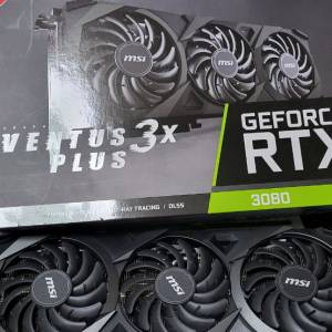只限23號前完成交收 有保養MSI RTX3080 VENTUS 3X PLUS 10GB OC LHR