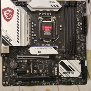 放 MSI MAG B560M MORTAR DDR4 連RAM