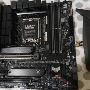 ASUS TUF GAMING B760M-PLUS WIFI (DDR5)Micro-ATX主版 (正版Window10Home) Socket...
