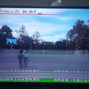 LG UHD TV 43UH6100 4K LED智能電視 聲音正常畫面有問題 如圖