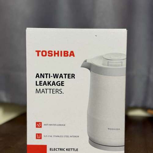 100% 全新 TOSHIBA 東芝1.5公升無線雙層電熱水壺