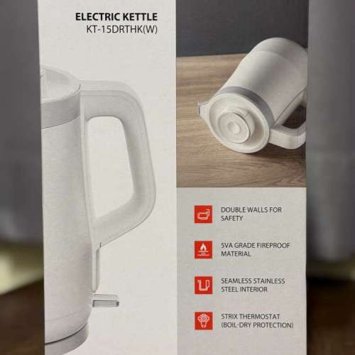 100% 全新 TOSHIBA 東芝1.5公升無線雙層電熱水壺