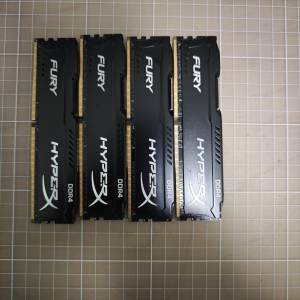 Kingston HyperX Fury DDR4 2400MHz (4x8GB=32GB)