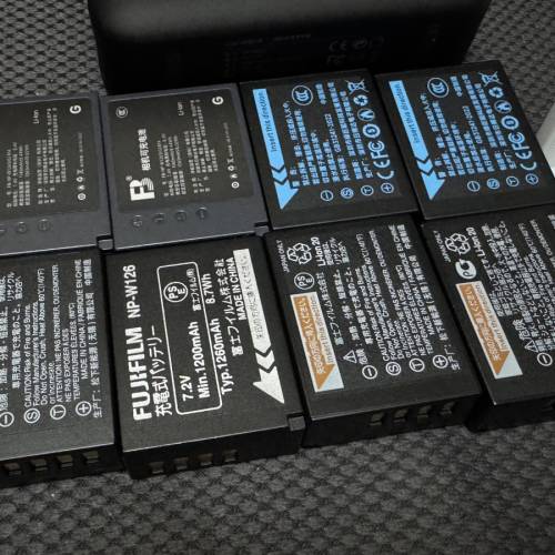 Fujifilm NP-W126S 電池（8粒）適合 XM5, X100vi, XE4, XT50, XE4&hellip;)