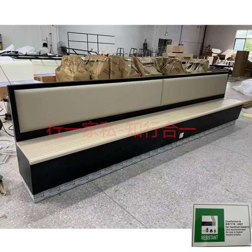 米线店长条梳化卡位，可储物卡位梳化，英标防火梳化卡位价钱平，款式靓，支持订造