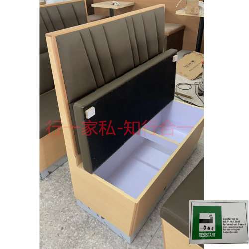 香港粥品餐厅卡位梳化，食肆枱櫈，配套柜子一手厂家配套订造，中港物流发货