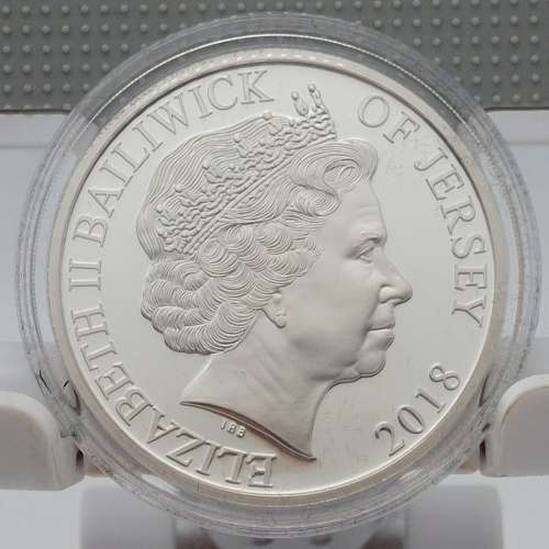 2018 Jersey Celebrating 100 years of The Royal Air Force Silver Proof &pound;5 coin