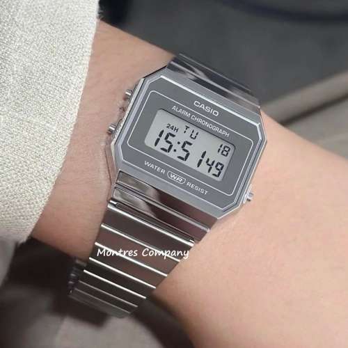 Montres Company 香港註冊公司 (32年老店) 卡西歐 CASIO 不鏽鋼 不鏽鋼錶帶 防水 A...