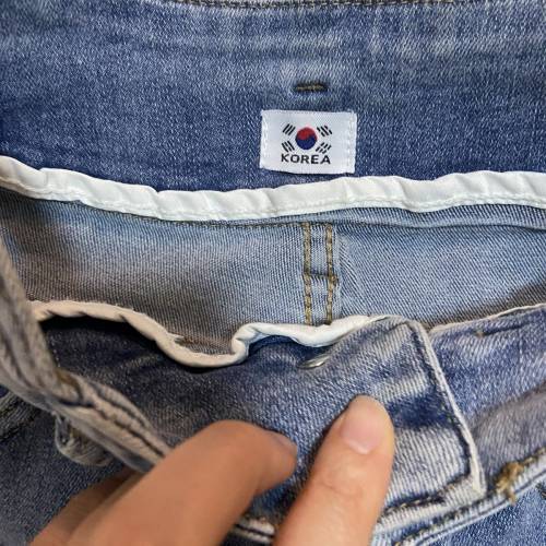 韓國有彈性牛仔褲