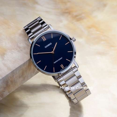 Montres Company 香港註冊公司(32年老店) 卡西歐 CASIO 情侶裝 不鏽鋼錶帶 黑金色 ...