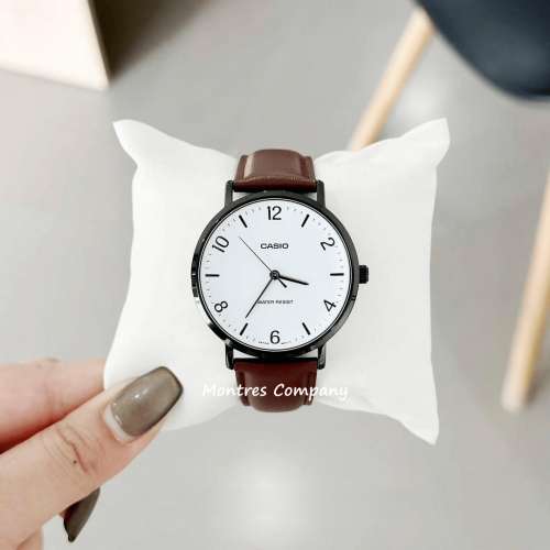 Montres Company 香港註冊公司 (32年老店) 卡西歐 CASIO 防水 皮錶帶 情侶對錶 MTP...