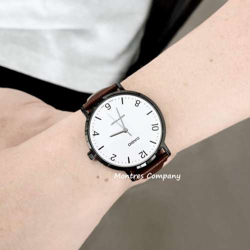 Montres Company 香港註冊公司 (32年老店) 卡西歐 CASIO 防水 皮錶帶 情侶對錶 MTP...