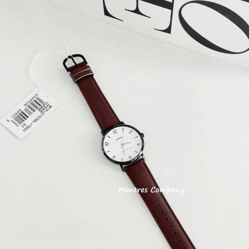 Montres Company 香港註冊公司 (32年老店) 卡西歐 CASIO 防水 皮錶帶 情侶對錶 MTP...