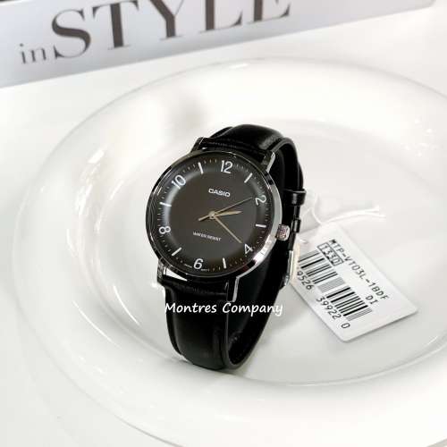 Montres Company 香港註冊公司 (32年老店) 卡西歐 CASIO 防水 情侶對錶 MTP-VT03L-1...